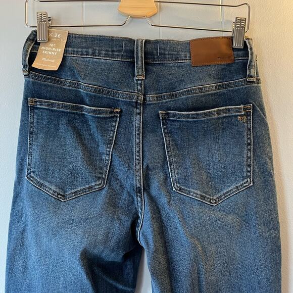 Madewell NWT ten inch high rise skinny jean stretch comfortable - Picture 5 of 9